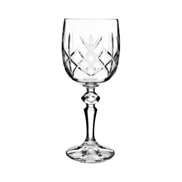 Flamenco Crystalite Full Cut Goblet - 220ml - Set of 6