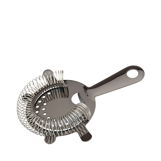 Gunmetal Cocktail Strainer - 4 Prong