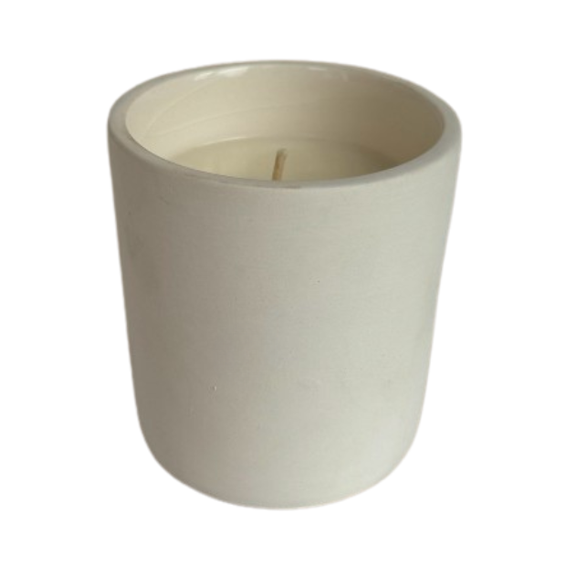 Tobacco and Vanilla - Concrete Scented Candle - Soy Wax