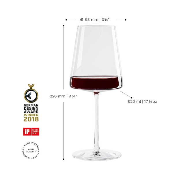 Stolzle Power Red Wine Glass - 520ml - Box of 4 by Stolzle