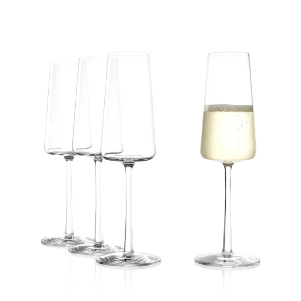 Stolzle Power Champagne Glasses - 240ml - Box of 4 by Stolzle