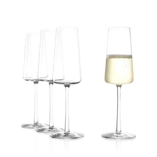 Stolzle Power Champagne Glasses - 240ml - Box of 4 by Stolzle