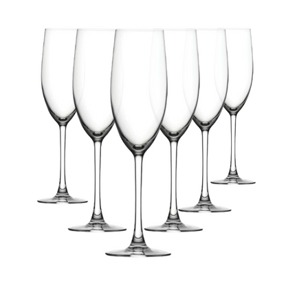 Reserva Glass Flute Act Max - 240ml - Set of 6