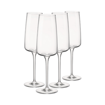 Bormioli Rocco Planeo Champagne Flutes - 260ml - Set of 4