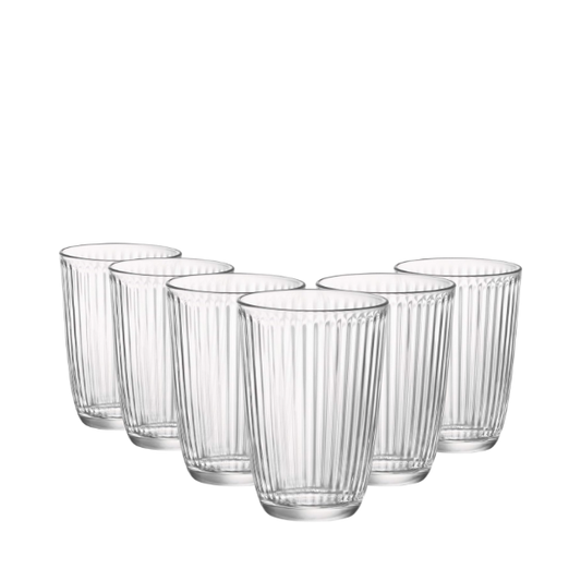 Bormioli Rocco Line Long Glasses - 390ml - Set of 6