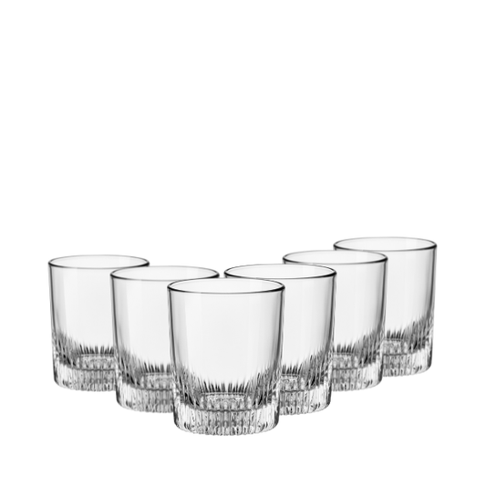 Bormioli Rocco Graphics DOF Whisky Glass - 385ml - Set of 6