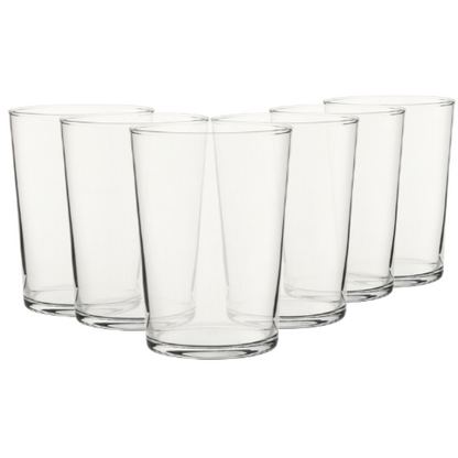 Toughened Turbo Water Glasses - 510ml - Set of 6