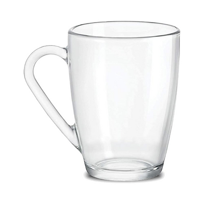 Bormioli Rocco Icon Glass Mug - 340ml - Set of 6