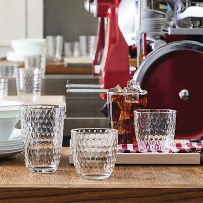 Bormioli Rocco Slot Water Glasses - 290ml - Set of 6