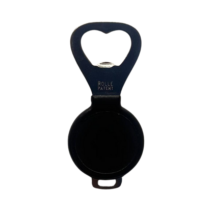 Ghidini ROLLE Nickel Plated Bottle Opener ABS Coating