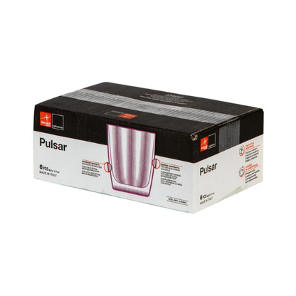 Pulsar Double Old Fashioned Glasses Clear - 390ml - Set of 6