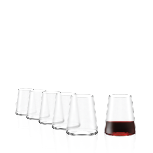 Stolzle Power Stemless Red Wine Glasses - 515ml - Set of 6