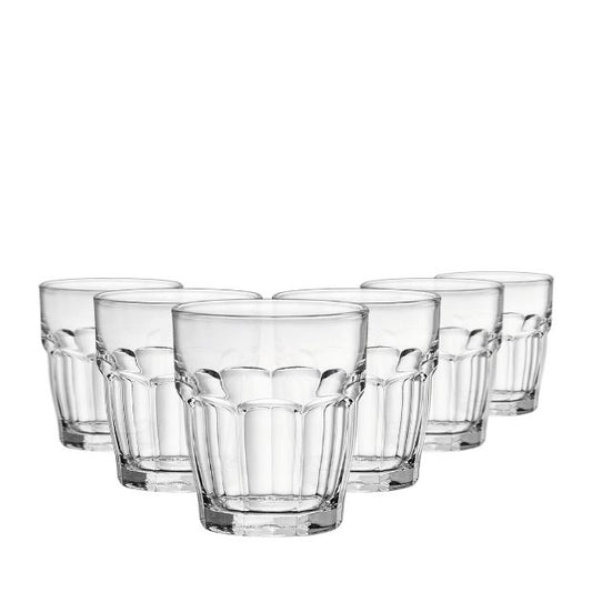 Bormioli Rocco Rock Bar Juice Glasses - 200ml - Set of 6