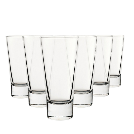 Ellipse Hiball Glass Tumbler - 320ml - Set of 6