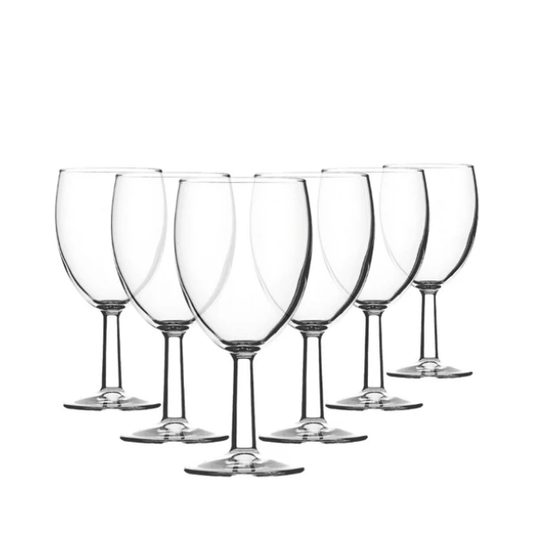 Saxon Glass Goblet - 340ml - Set of 6