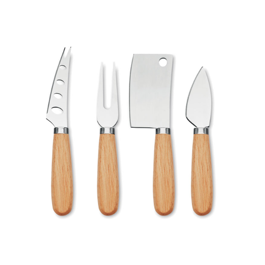 Set of 4 Cheese Knives in Gift Box