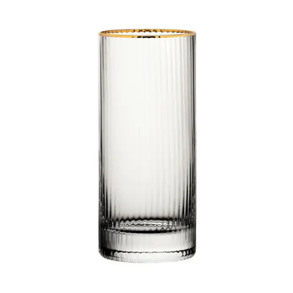 Hayworth Gold Rimmed Highball Glass - 350ml by Glassware UK