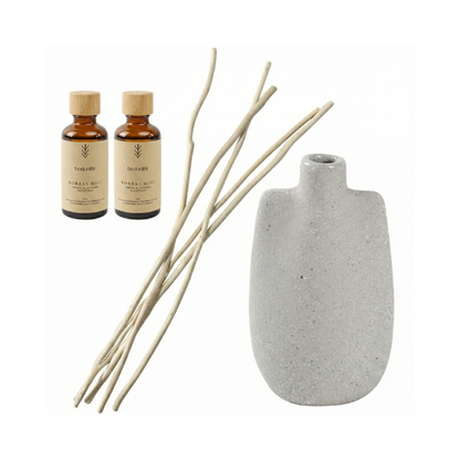 BosilunLife Harmony 50ml Diffuser set with Boreal Mist aroma Gift Set