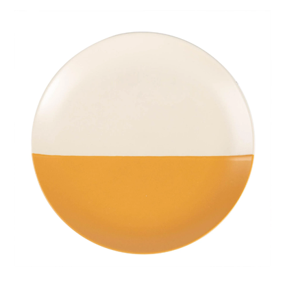 Dipped Stoneware Side Plate - 20.5cm - Mustard 