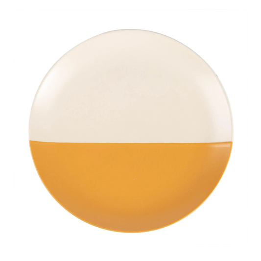 Dipped Stoneware Side Plate - 20.5cm - Mustard 