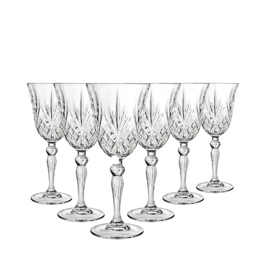 Melodia White Wine Glasses - Set of 6 - 210ml