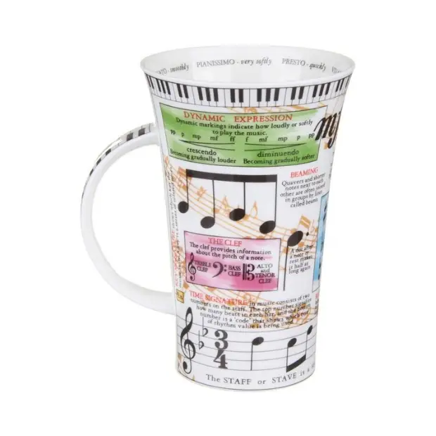 Dunoon Glencoe Mug - Music by Glassware UK