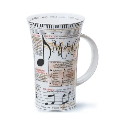 Dunoon Glencoe Mug - Music by Glassware UK