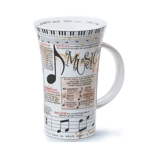 Dunoon Glencoe Mug - Music by Glassware UK