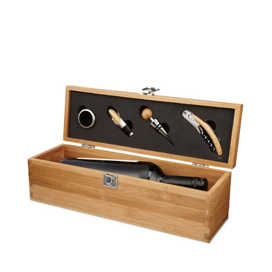 Bamboo Wine Accessory Gift Set