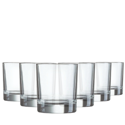 Old Fashioned Whisky Tumbler - 290ml - Set of 6