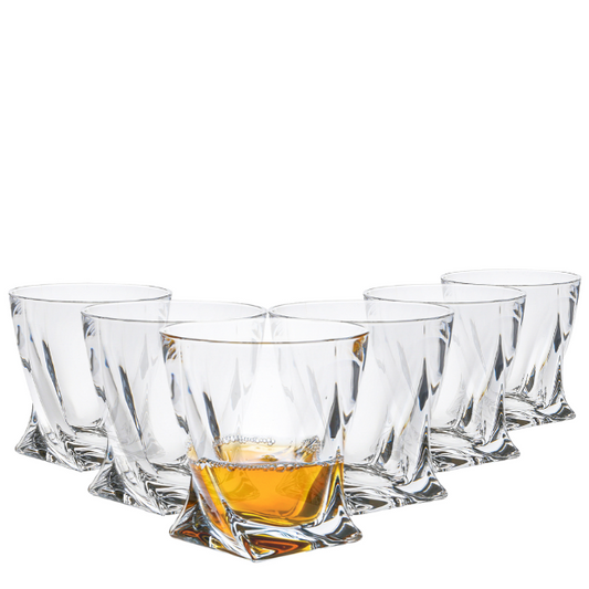 Apex Twist Crystalite Whisky Tumbler - 340ml