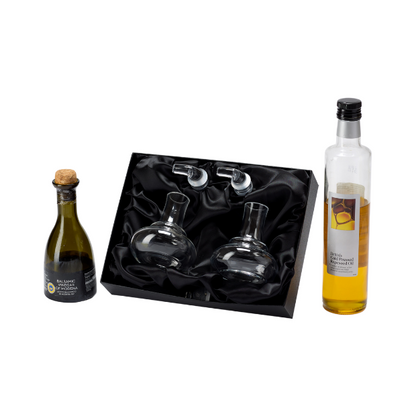 Oil & Vinegar Set in Satin Lined Gift Box