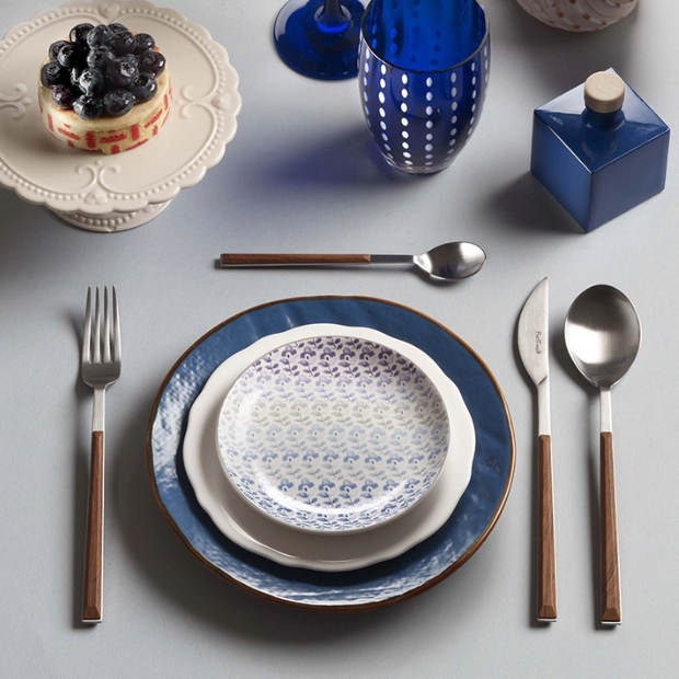 Pintinox Sushi Mahogany Cutlery Set - 24 Piece