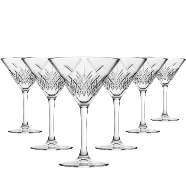 Franklin Full Cut Martini Glass - 230ml - Set of 6