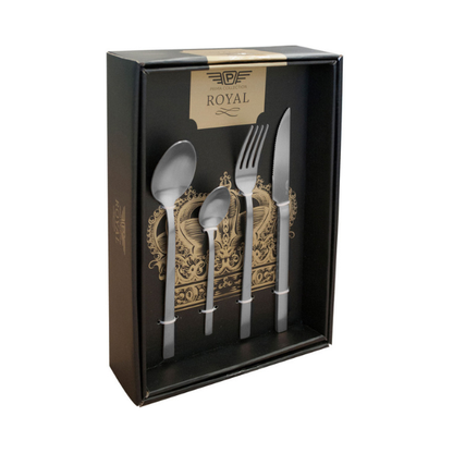 Pintinox Duke Satin Steel Cutlery Set - 24 Piece