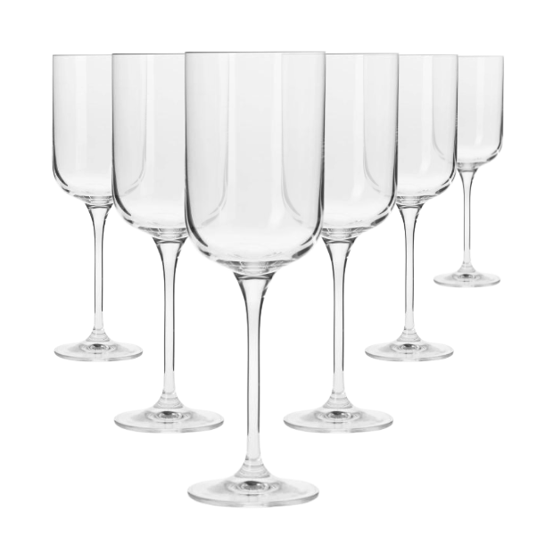 Krosno Glamour Wine Glasses - 350ml - Set of 6