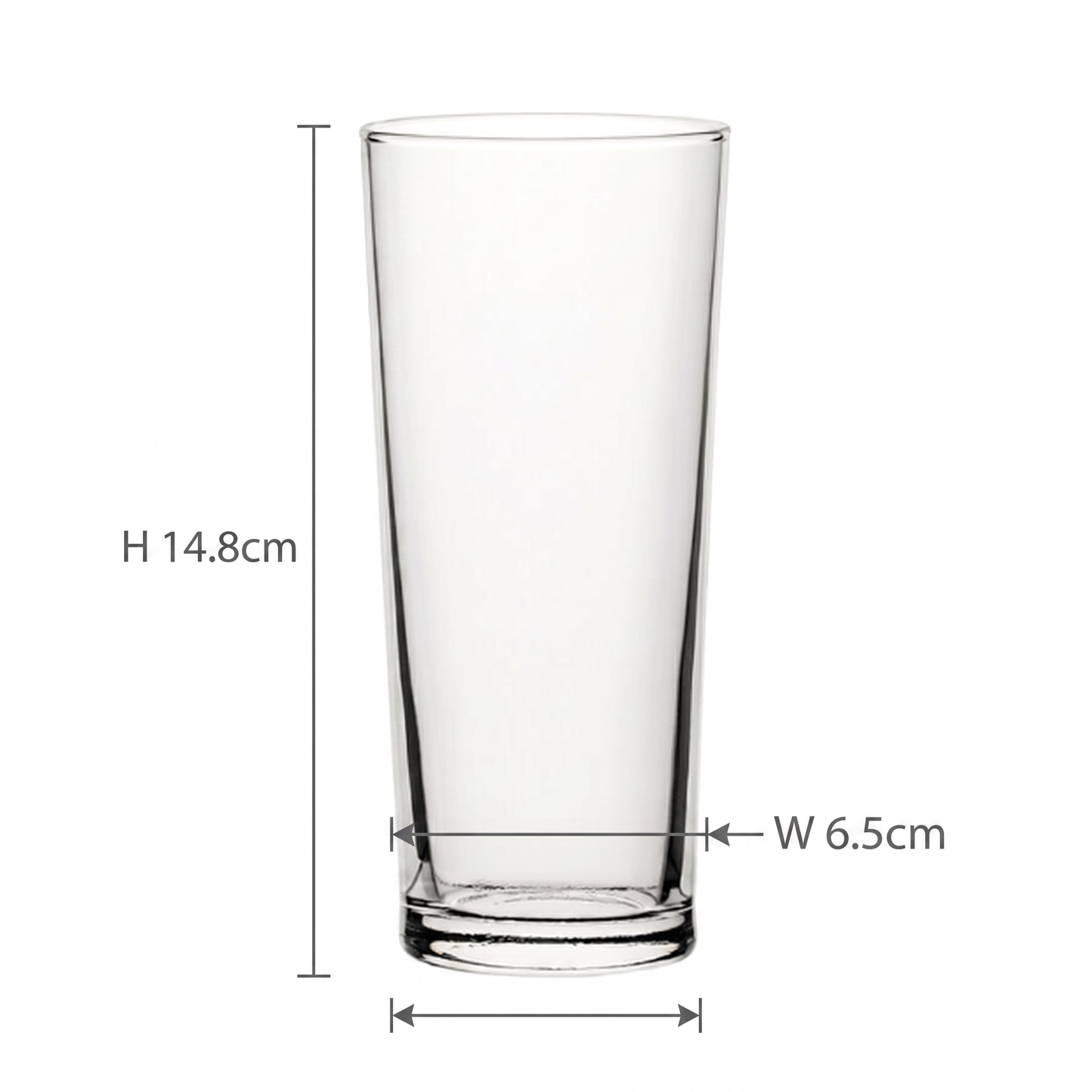 Toughened Senator Half Pint Glass - 280ml