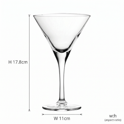 V Line Martini Glass - 250ml