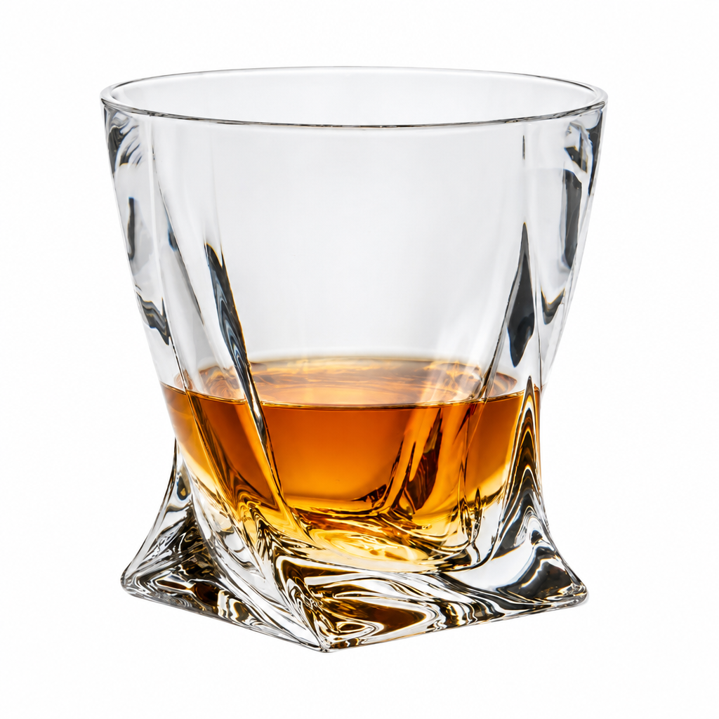 Apex Twist Crystalite Whisky Tumbler - 340ml by Bohemia Crystal