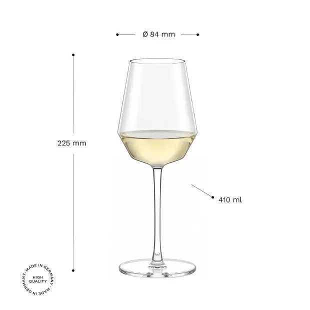 Stolzle Lausitz Celestia White Wine Glasses - 410ml - Box of 6 by Stolzle