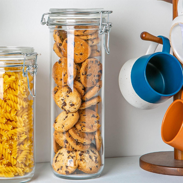 Fido Spaghetti Glass Jar by Bormioli Rocco