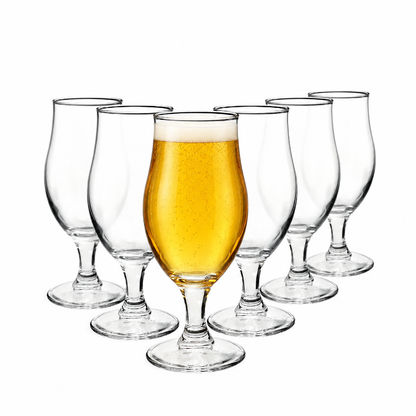 Bormioli Rocco Executive Beer Glass - 260ml - Set of 6 by Bormioli Rocco