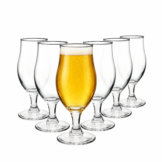 Bormioli Rocco Executive Beer Glass - 260ml - Set of 6 by Bormioli Rocco