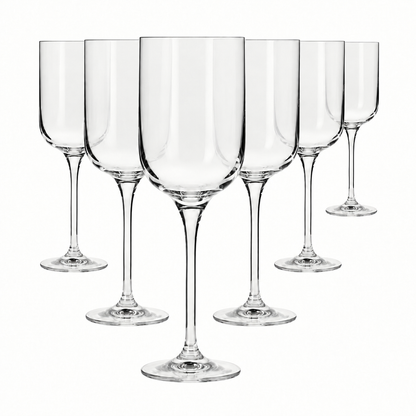 Krosno Glamour Wine Glasses - 350ml - Set of 6 by Krosno