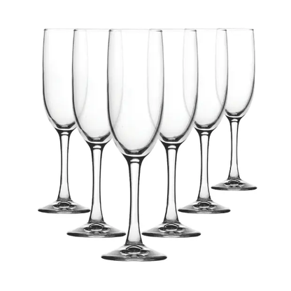 Imperial Plus Champagne Flutes - 150ml - Set of 6 by Glassware UK