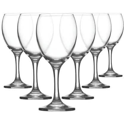Imperial Red Wine Glasses - 250ml - Set of 6 by Glassware UK