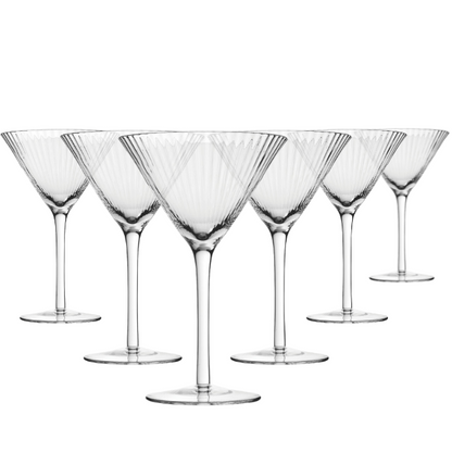 Hayworth Martini Glasses - 300ml - Set of 6