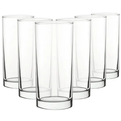 Pure Highball Glasses - 375ml - Set of 6 by Glassware UK