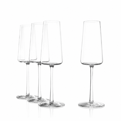 Stolzle Power Champagne Glasses - 240ml - Box of 4 by Stolzle