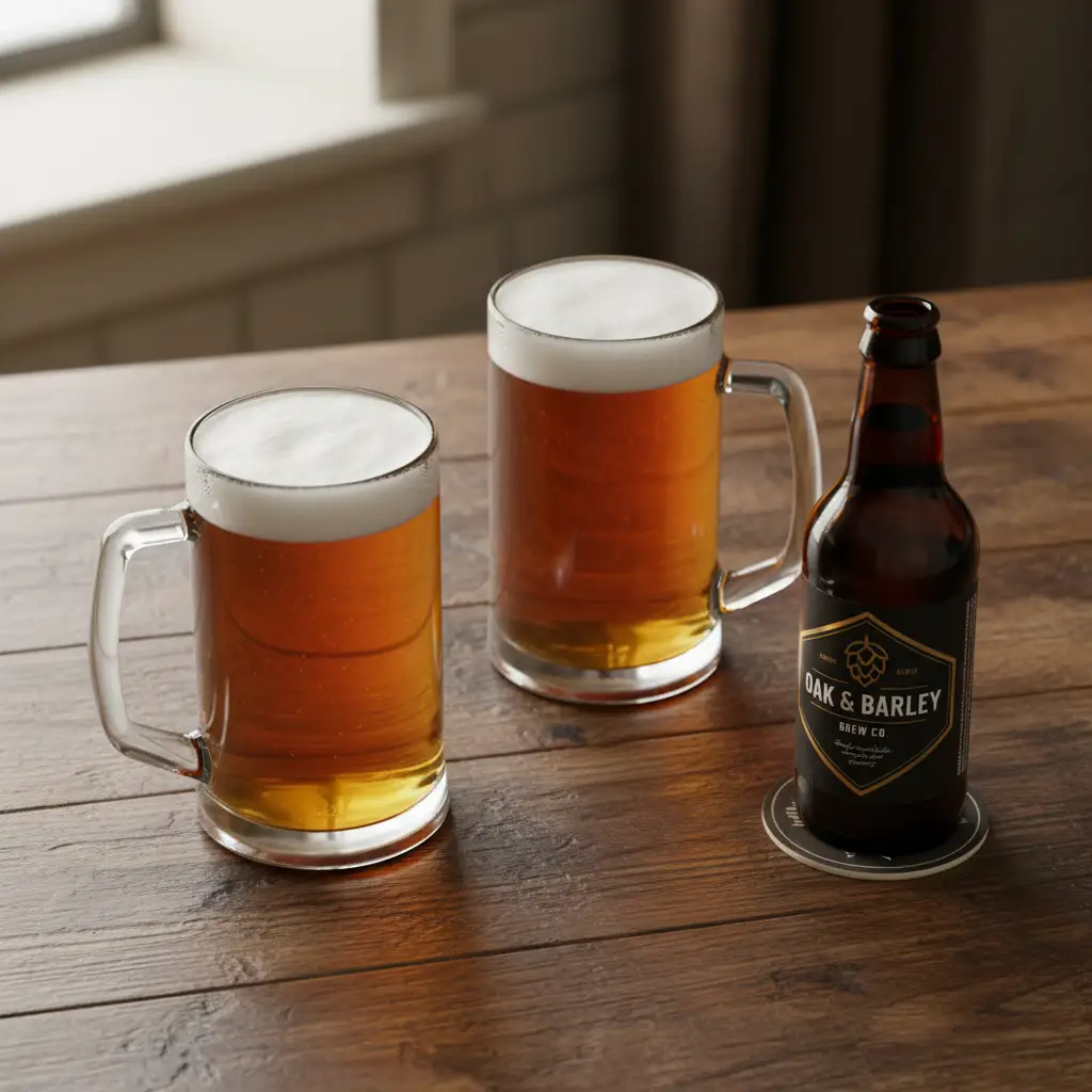 Large Straight Sided Glass Tankard - 670ml by Pasabahce